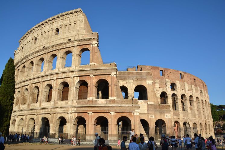 The Colosseum in Rome, Italy
